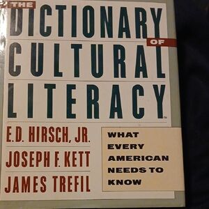 The Dictionary of Cultural Literacy by E.D. Hirsch Jr. - White and Red Cover